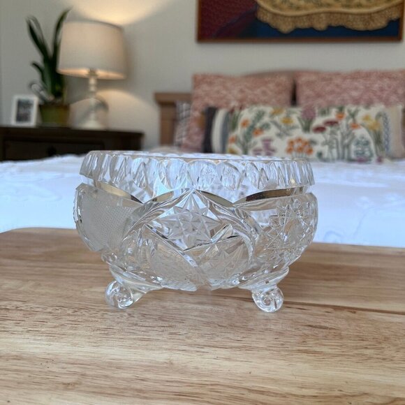 Crystal Fruit Bowl by A. Jabtonski, 1980s - Picture 5 of 9